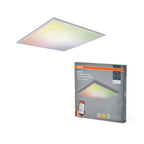 LEDVANCE LED Panel Smart+ Matter Planon Plus Multicolor 600x600mm 36W RGBW 3200lm dimmbar weiß IP20 – Produkt mit Verpackung
