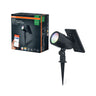 LEDVANCE LED-Solarleuchte SMART+ BT Solar Spot RGB+TW Bluetooth dimmbar schwarz IP44 – Produkt mit Verpackung