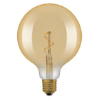 Osram LED Filament Globe G125 klar gold 320° – Produktansicht