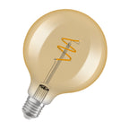 Osram LED Filament Globe G95 klar gold 300° 4,9-40W/927 warmweiß 470lm E27 220-240V dimmbar