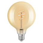 Osram LED Filament Globe G95 klar gold 300° – Anwendungsbild