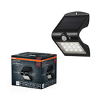 LEDVANCE Solar-LED-Fluter ENDURA Flood Butterfly Sensor 1,5 W 4.000 K IP65 schwarz – Produkt mit Verpackung