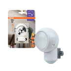 LEDVANCE LED-Multifunktionsleuchte SPYLUX mit Bewegungsmelder batteriebetrieben weiß IP43 – Produkt mit Verpackung