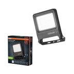 LEDVANCE LED-Fluter Endura Flood 50 W 4000K 5000lm IP65 dunkelgrau – Produkt mit Verpackung