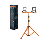 LEDVANCE LED-Arbeitsleuchte Worklight Tripod 2x20 W 4.000 K IP65 dunkelgrau – Produkt mit Verpackung