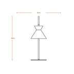 Osram Tischleuchte Decor Waist 1-flammig E27 – Produktansicht 3