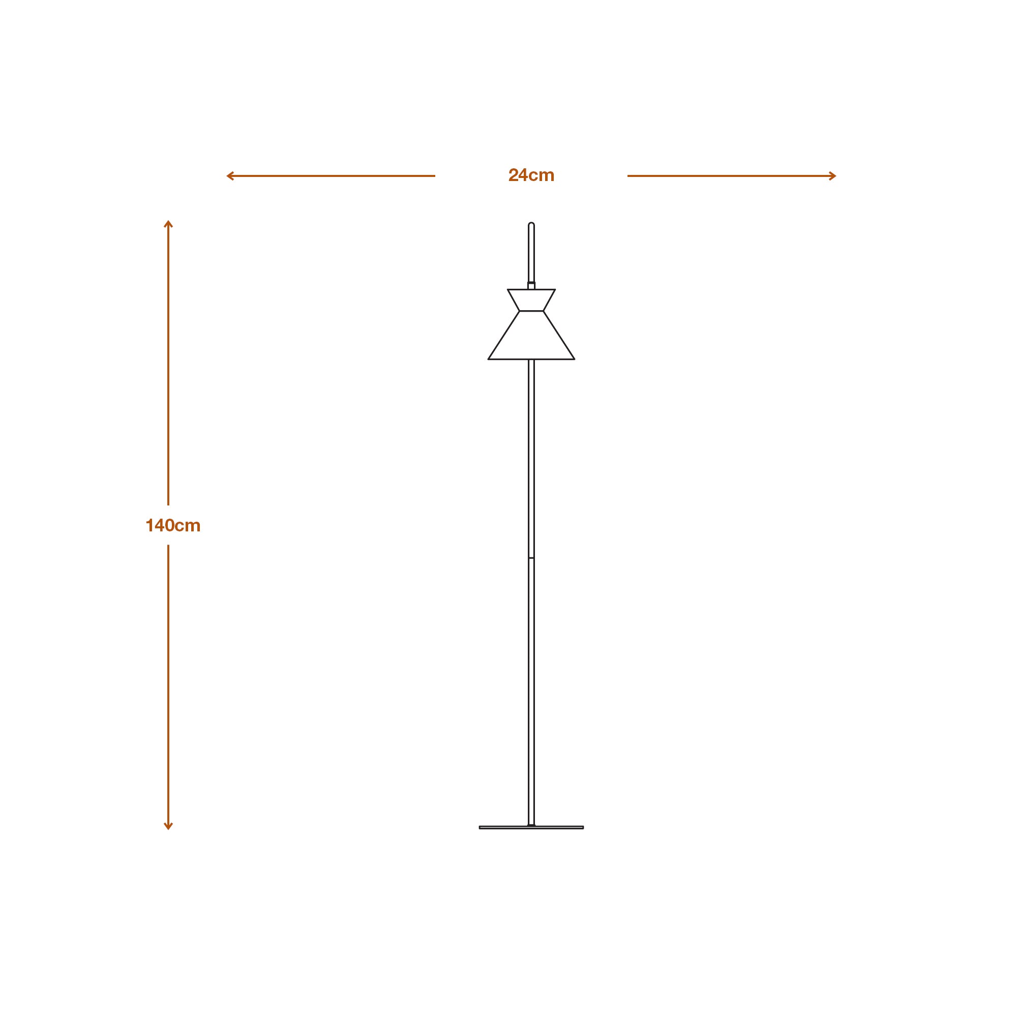 Osram Stehleuchte Decor Waist 1-flammig E27 – Produktansicht 4