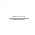 Osram LED Wandleuchte Decor Flat Felt – Produktansicht 4