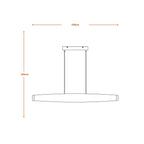 Osram LED Pendelleuchte Decor Flat Felt – Produktansicht 3