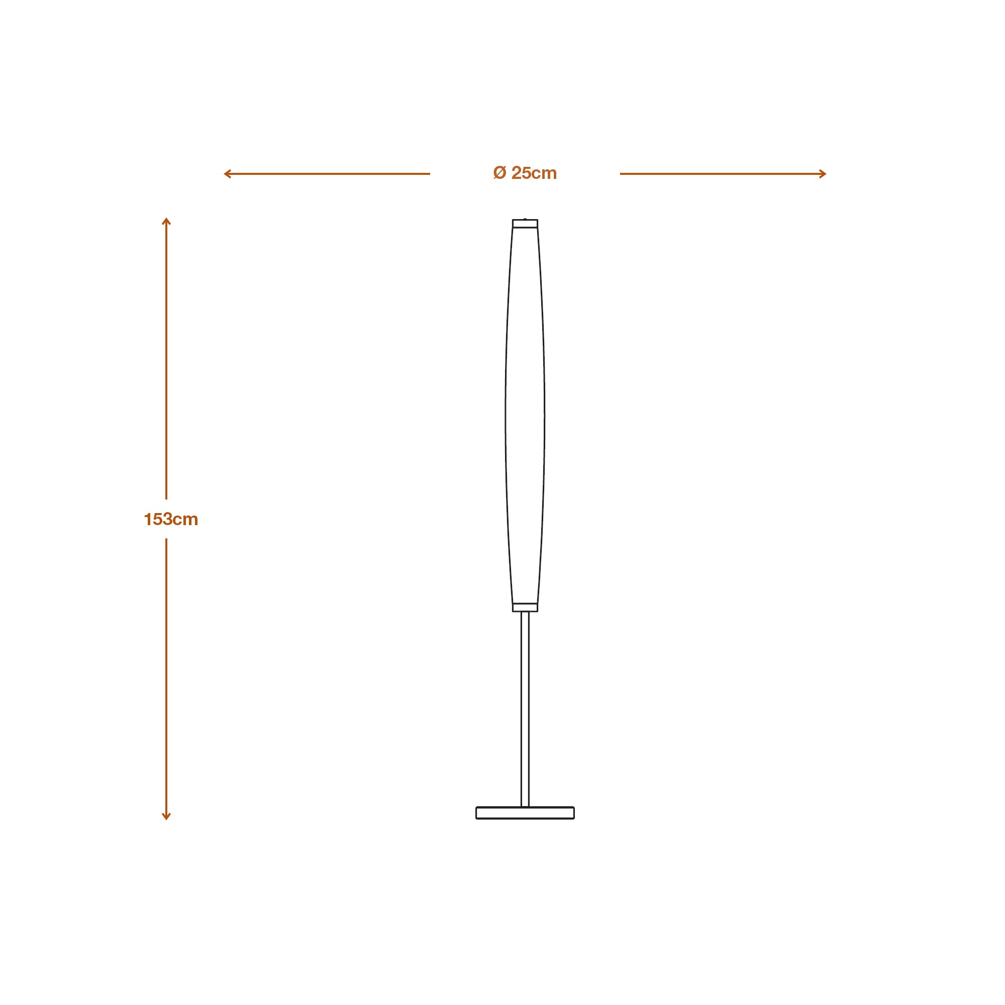 Osram LED Stehleuchte Decor Flat Felt – Produktansicht 4