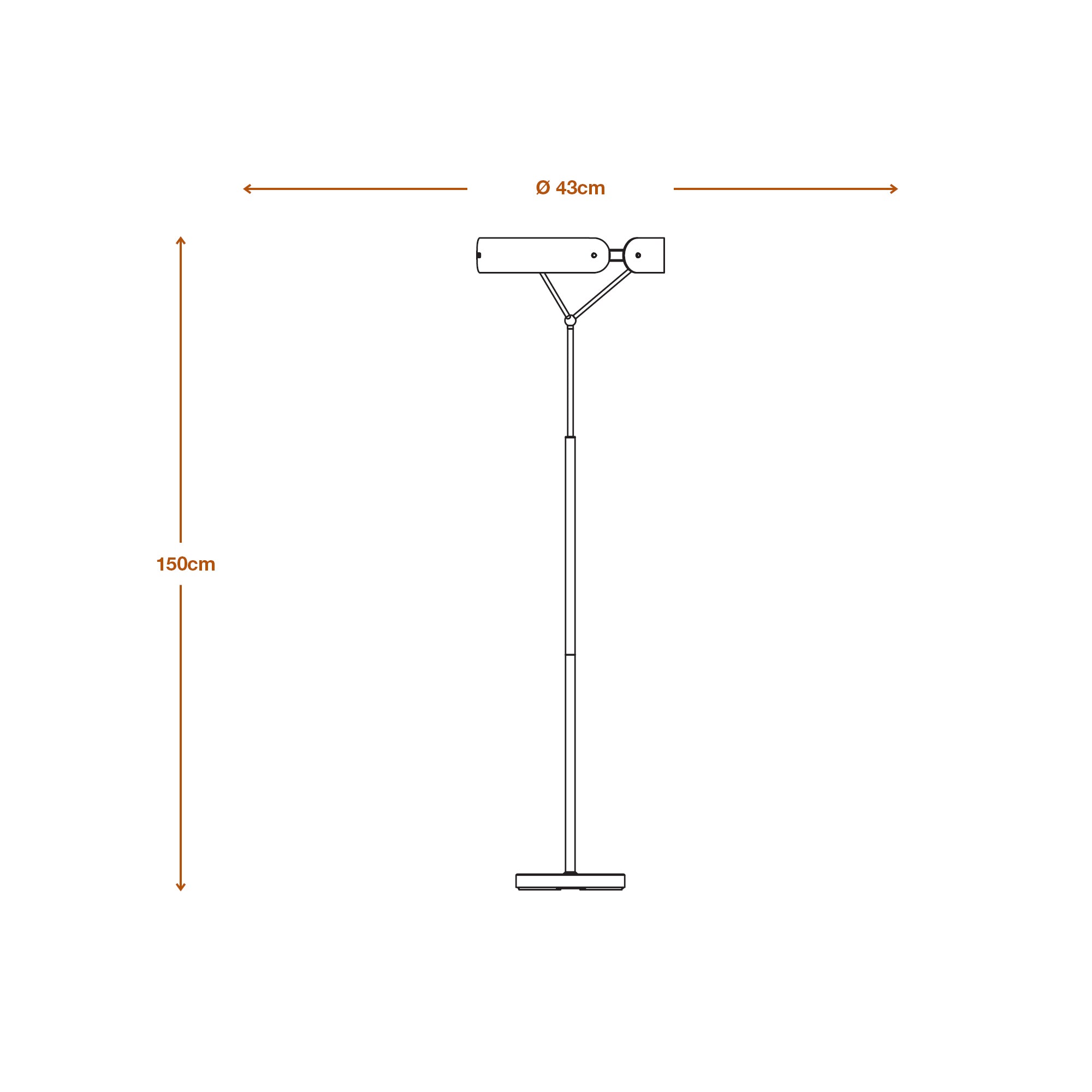 Osram LED Stehleuchte Decor Curve Felt – Produktansicht 4