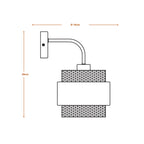 Osram Wandleuchte Decor Hornet 1-flammig E27 – Produktansicht 4