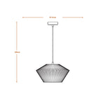 Osram Pendelleuchte Decor Stripes 1-flammig E27 – Produktansicht 3