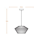Osram Pendelleuchte Decor Stripes 1-flammig E27 – Produktansicht 5