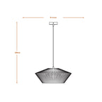 Osram Pendelleuchte Decor Stripes 1-flammig E27 – Produktansicht 2