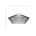 Osram Deckenleuchte Decor Stripes 1-flammig E27 – Produktansicht 3