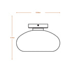 Osram Deckenleuchte Decor Smoke Glass 1-flammig E27 – Produktansicht 2