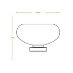 Osram Tischleuchte Decor Smoke Glass 1-flammig E27 – Produktansicht 2