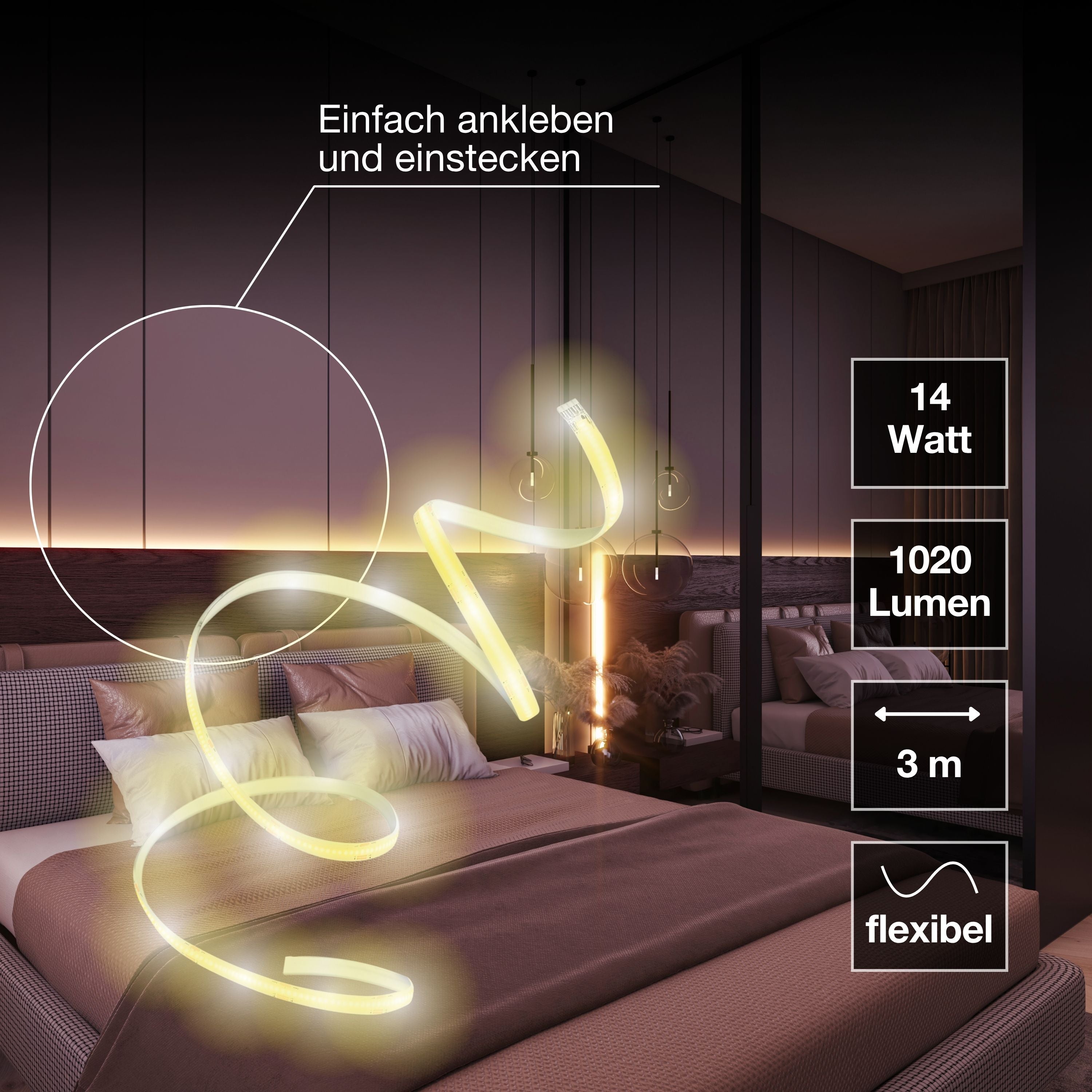 Osram LED-Band Smart+ WiFi 3m Tunable Remote Control – Anwendungsbild 2