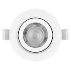 LEDVANCE LED-Einbaustrahler Simple DIM Set 3x 4,9 W 2.700 K dimmbar weiß – Ansicht stehend