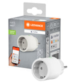 LEDVANCE Zwischenstecker SMART+ MATTER Plug EU White IP20 – Produkt mit Verpackung