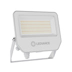 LEDVANCE Floodlight Compact Gen 2 – Fluter weiß in diagonaler Ansicht mit Montagebügel