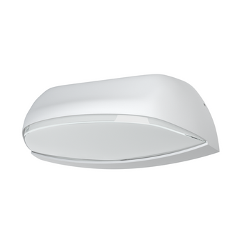 LEDVANCE LED-Außenwandleuchte Endura Style Wide 12 W/830 530 lm warmweiß weiß IP54
