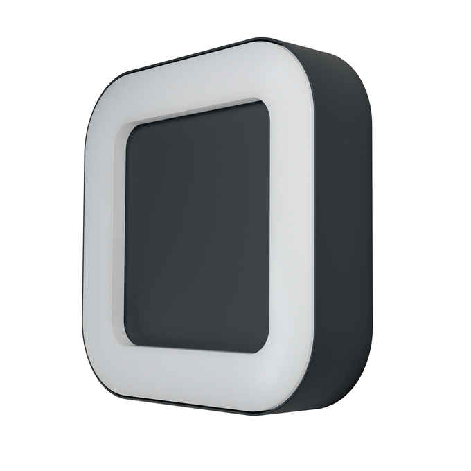 LEDVANCE LED-Außenwandleuchte Endura Style Square 13,5 W/830 480 lm warmweiß dunkelgrau IP54
