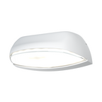 LEDVANCE LED-Außenwandleuchte Endura Style Wide 12 W/830 530 lm warmweiß weiß IP54 – Ansicht stehend