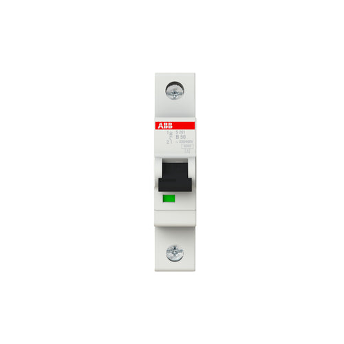 ABB Leitungsschutzschalter S201-B50 1-polig Charakteristik B 50 A 6 kA