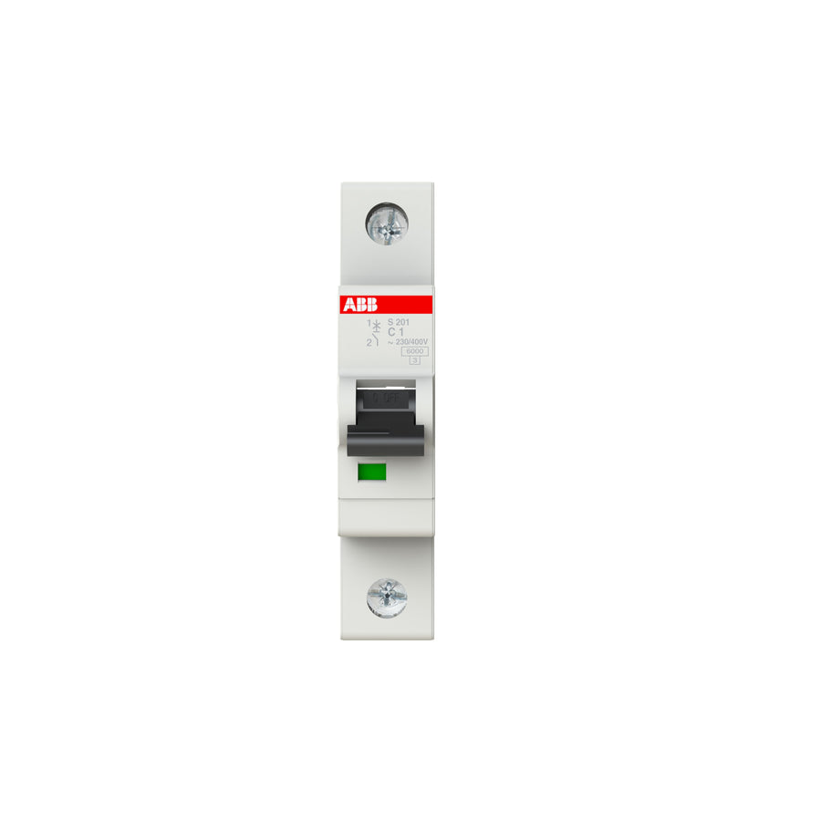 ABB Leitungsschutzschalter S201-C1 1-polig Charakteristik C 1 A 6 kA
