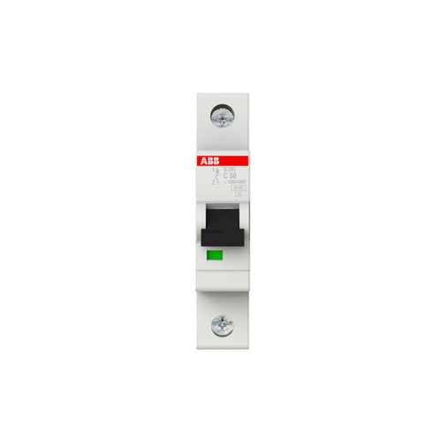 ABB Leitungsschutzschalter S201-C50 1-polig Charakteristik C 50 A 6 kA