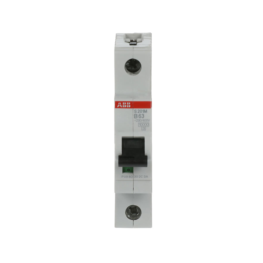 ABB Leitungsschutzschalter S201M-B63 1-polig Charakteristik B 63 A 10 kA