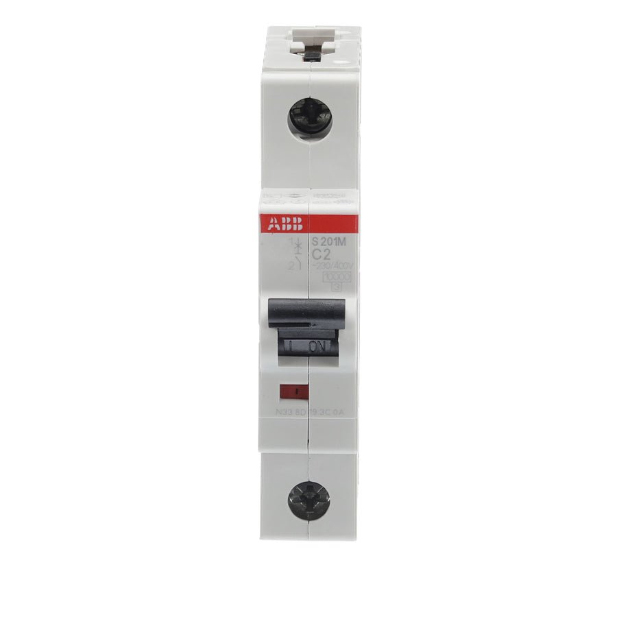ABB Leitungsschutzschalter S201M-C2 1-polig Charakteristik C 2 A 10 kA
