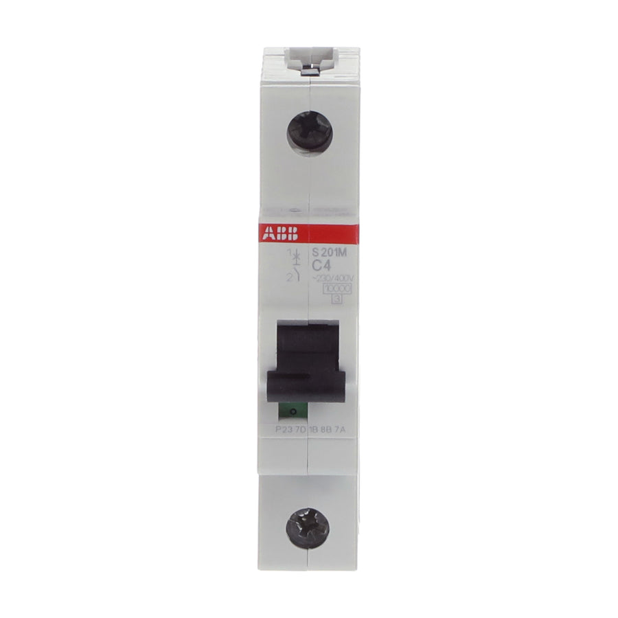 ABB Leitungsschutzschalter S201M-C4 1-polig Charakteristik C 4 A 10 kA