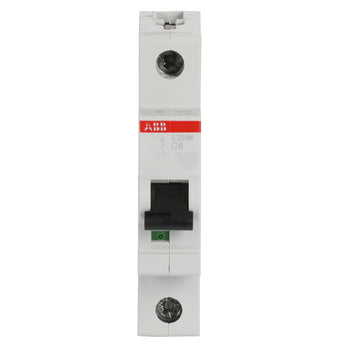 ABB Leitungsschutzschalter S201M-C6 1-polig Charakteristik C 6 A 10 kA