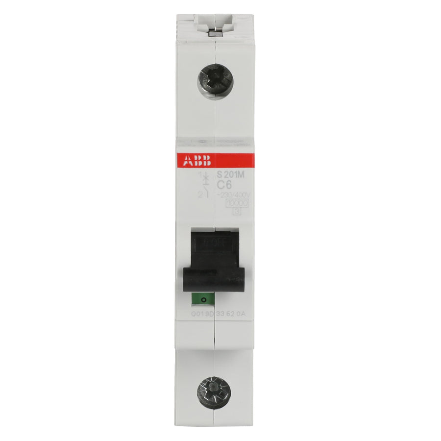 ABB Leitungsschutzschalter S201M-C6 1-polig Charakteristik C 6 A 10 kA