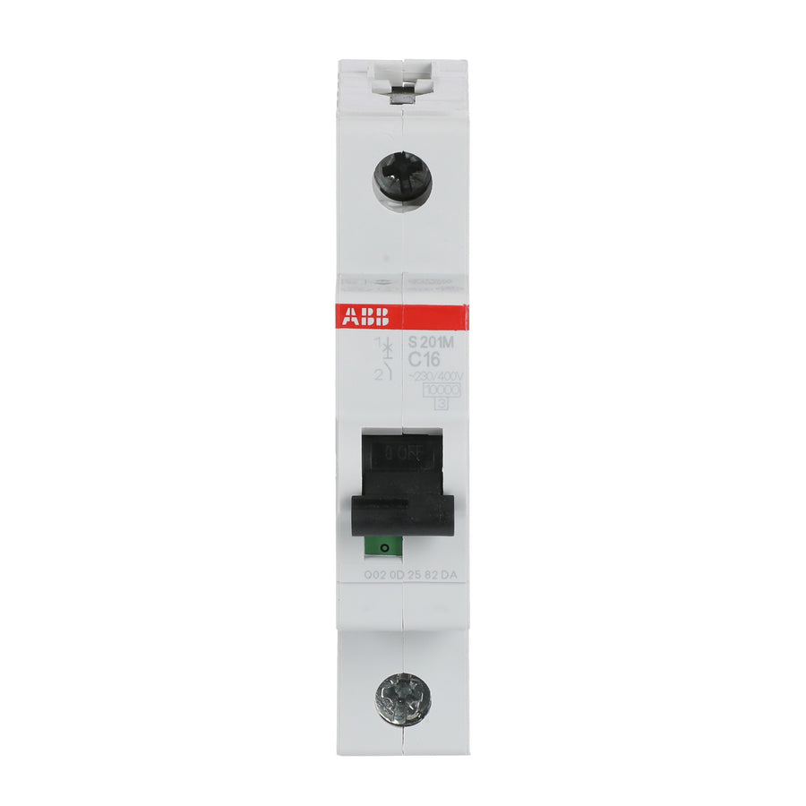 ABB Leitungsschutzschalter S201M-C16 1-polig Charakteristik C 16 A 10 kA
