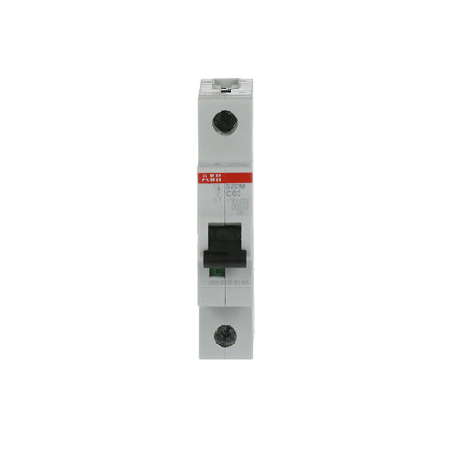 ABB Leitungsschutzschalter S201M-C63 1-polig Charakteristik C 63 A 10 kA