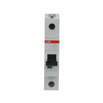 ABB Leitungsschutzschalter S201-K6 1-polig Charakteristik K 6 A 6 kA
