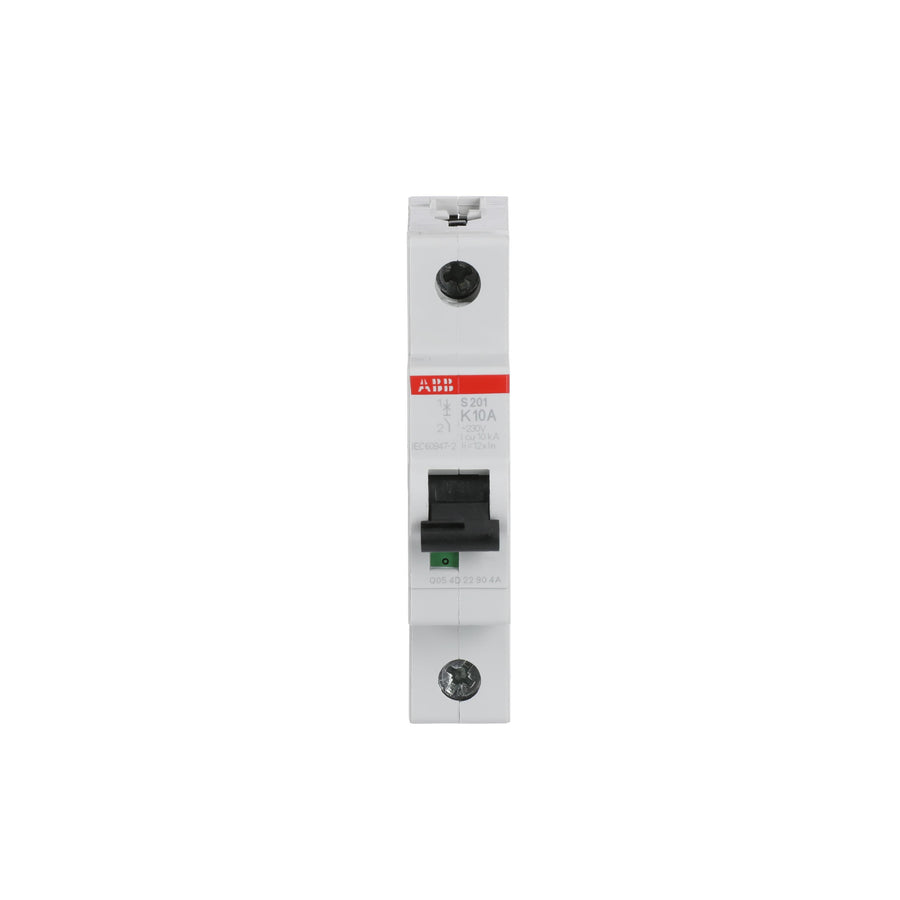 ABB Leitungsschutzschalter S201-K10 1-polig Charakteristik K 10 A 6 kA