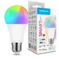 Modee LED-Lampe Smart Tuya-WLAN Kugel A60 E27 180° RGB 9,4W 806lm IP20
