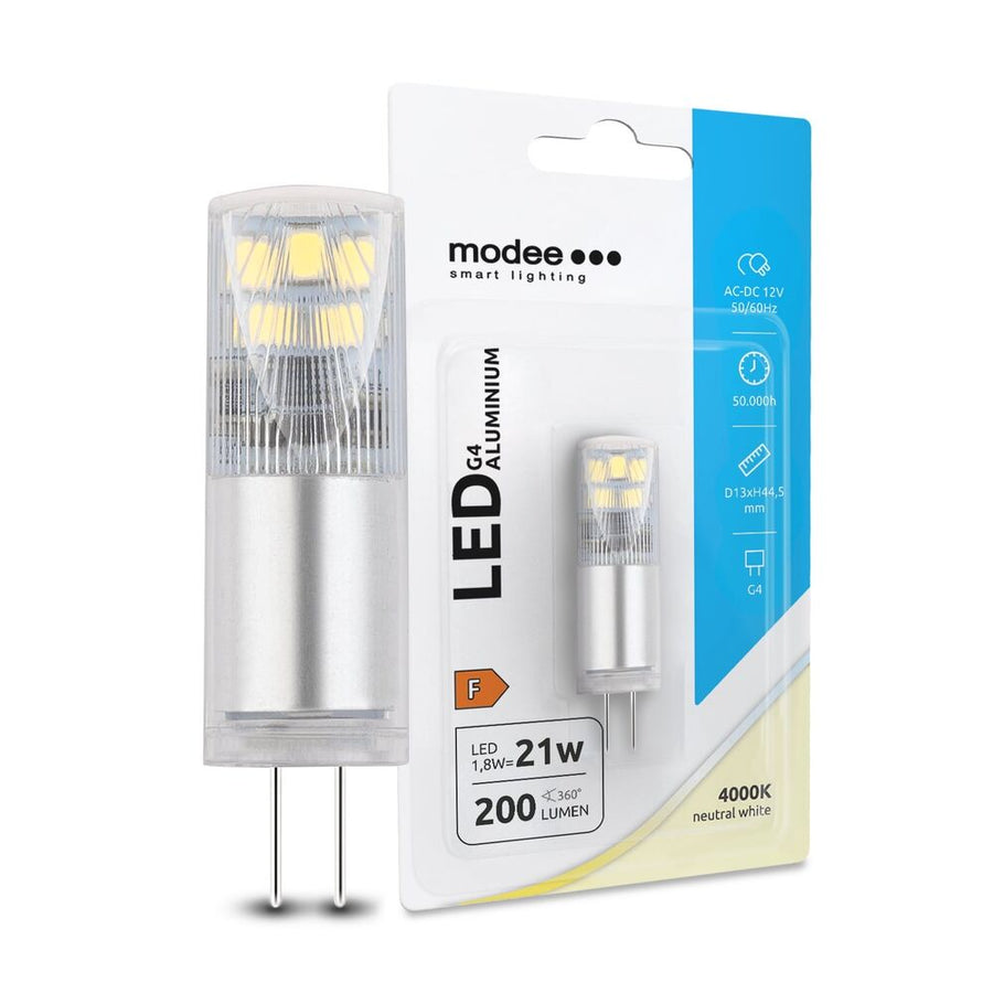 Modee LED-Lampe G4 Aluminium AC-DC 12V 1,8W 200lm