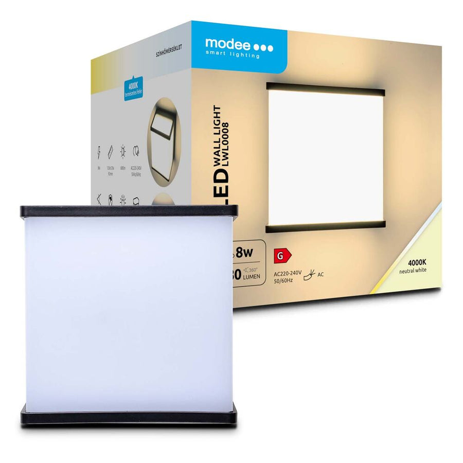 Modee LED-Wandleuchte LWL0008 120x120x92mm 8W 680lm IP65