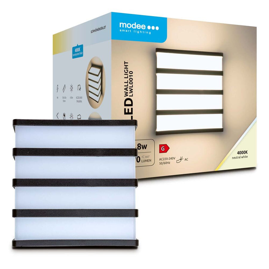 Modee LED-Wandleuchte LWL0010 120x120x92mm 8W 610lm IP65