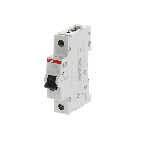 ABB Leitungsschutzschalter S201-B25 1-polig Charakteristik B 25 A 6 kA – Produktansicht