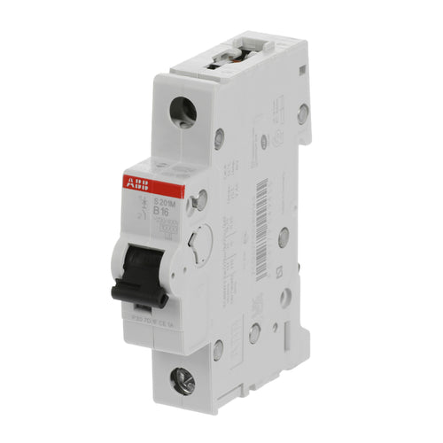 ABB Leitungsschutzschalter S201M-B16 1-polig Charakteristik B 16 A 10 kA – Produktansicht