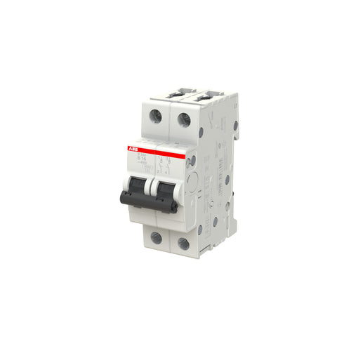 ABB Leitungsschutzschalter S202-B16 2-polig Charakteristik B 16 A 6 kA – Produktansicht