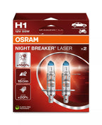 Osram Night Breaker Laser H1 55 W 12 V P14.5s, 2er-Pack – Produktansicht