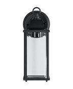 LEDVANCE Wandleuchte ENDURA Classic Lantern Square M E27 IP43 schwarz – Ansicht stehend